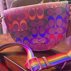 Coach Rainbow Crossbody Bag